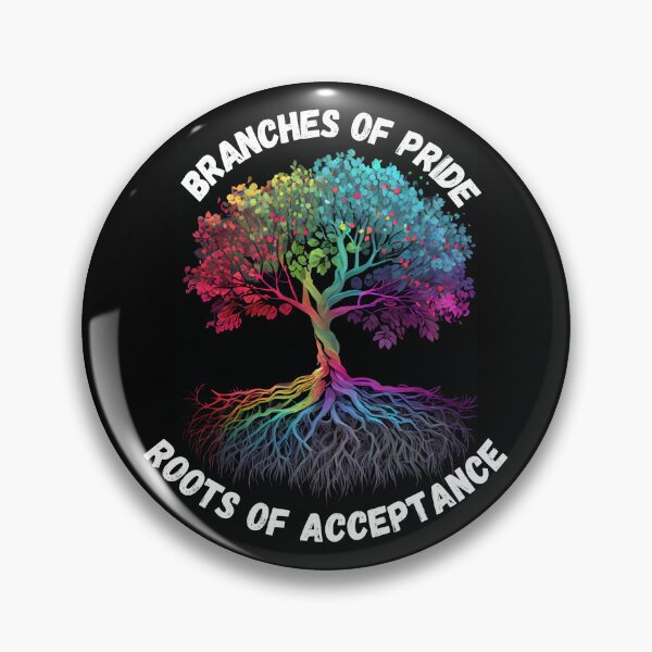 Item preview, Branches of pride, roots of acceptance. designed and sold by Justin Haas.