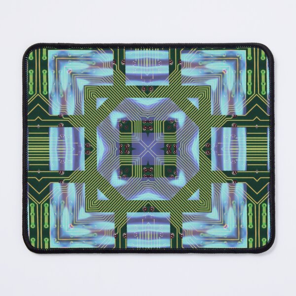 Item preview, Circuitboard fire Kaleidoscope Pattern (Seamless) 20 designed and sold by Swabcraft.