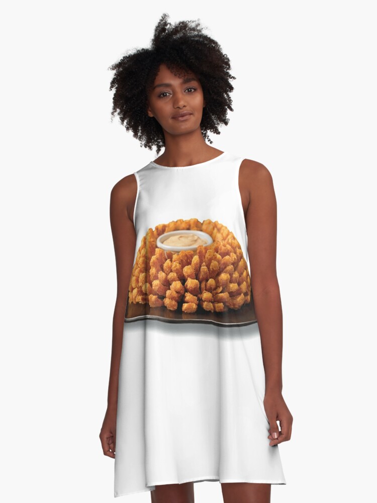 Blooming Onion A Line Dress By P45designs Redbubble
