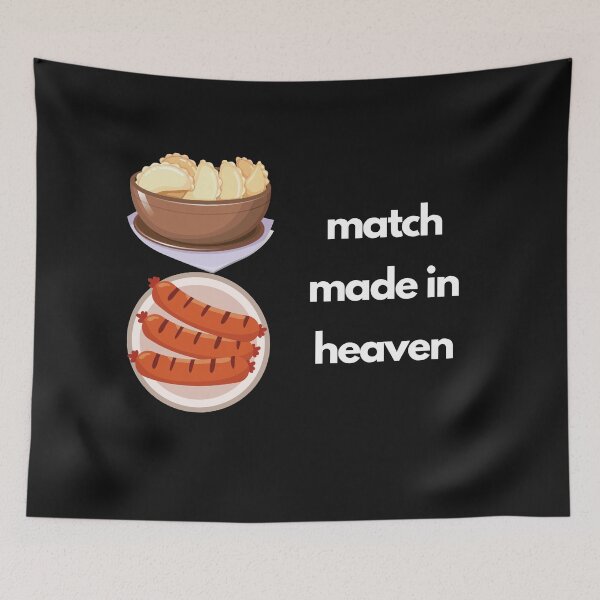 Item preview, Pierogi & Kielbasa - Match Made in Heaven designed and sold by steelskydesigns.
