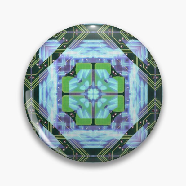 Item preview, Circuitboard fire Kaleidoscope Pattern (Seamless) 21 designed and sold by Swabcraft.