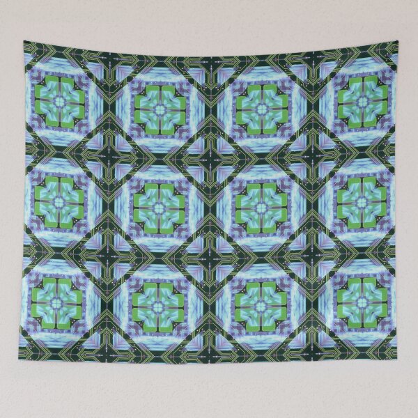 Item preview, Circuitboard fire Kaleidoscope Pattern (Seamless) 21 designed and sold by Swabcraft.