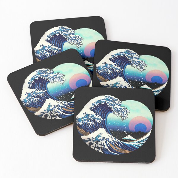 Item preview, Vapor Wave The Great Wave designed and sold by SamuraiSwords.