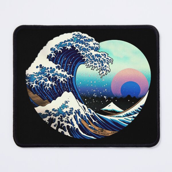 Item preview, Vapor Wave The Great Wave designed and sold by SamuraiSwords.