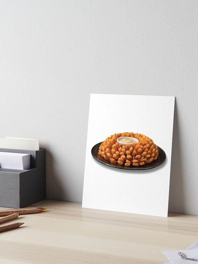 Blooming Onion Art Board Print By P45designs Redbubble