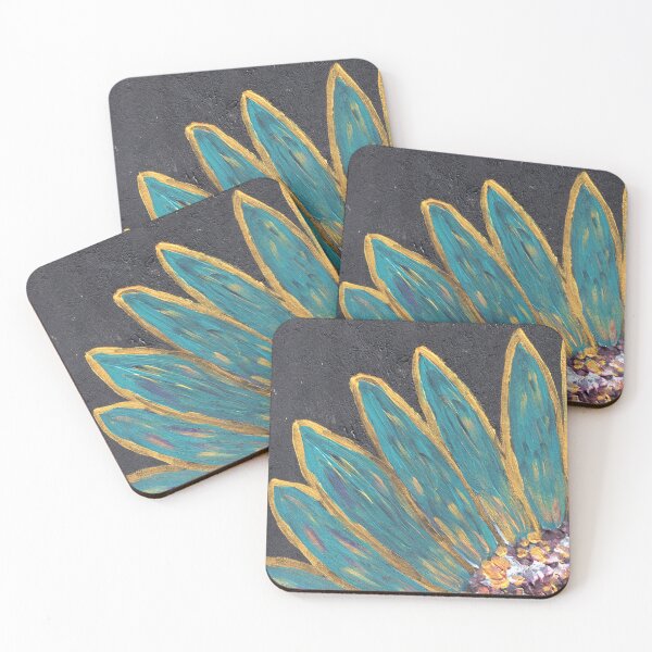 Item preview, Vibrant Turquiose Flower designed and sold by VibrantArtwork.