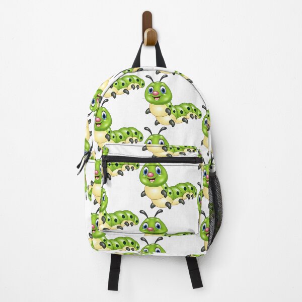 Item preview, Green, white and black caterpillar illustration, print. designed and sold by Senior-Kuzmin.