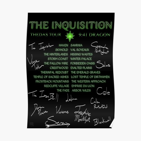 Inquisition Concert Tour Poster