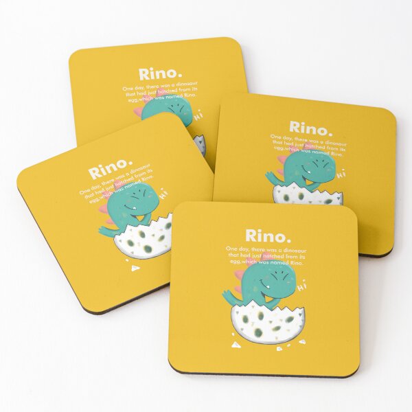 Item preview, cute illustration of dinosaur kids designed and sold by ICanSee80.