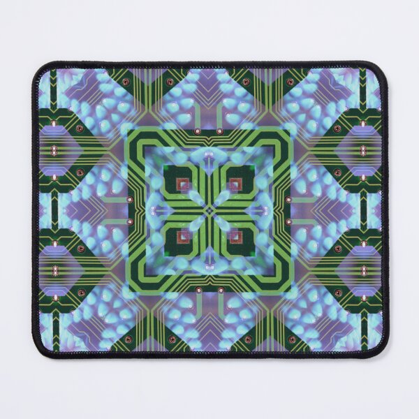 Item preview, Circuitboard fire Kaleidoscope Pattern (Seamless) 23 designed and sold by Swabcraft.