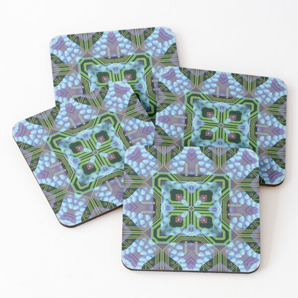 Item preview, Circuitboard fire Kaleidoscope Pattern (Seamless) 23 designed and sold by Swabcraft.
