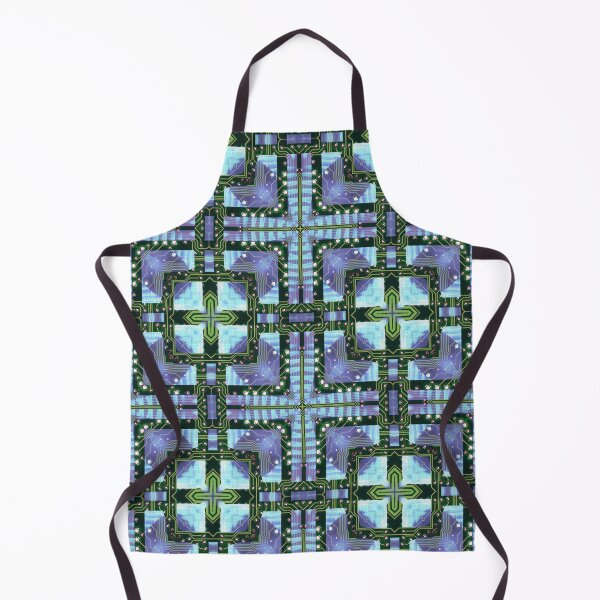Item preview, Circuitboard fire Kaleidoscope Pattern (Seamless) 24 designed and sold by Swabcraft.