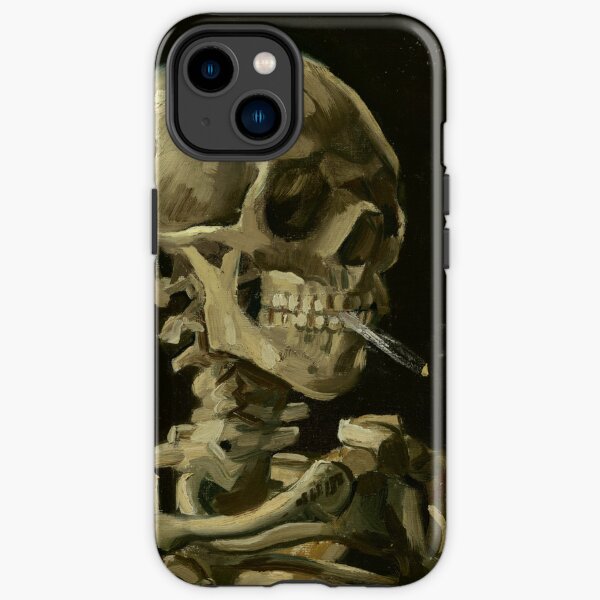 Squelette fumant - Vincent Van Gogh Coque antichoc iPhone