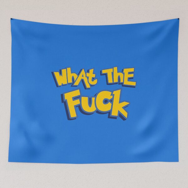 Item preview, What The Fuck Yellow Logo Parody designed and sold by everything4eva.