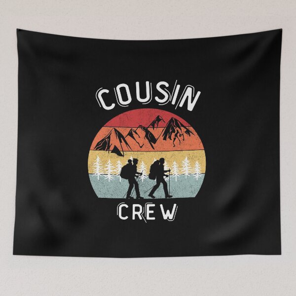 Item preview, Reliving Old Memories Through Retro Vintage Hiking Cousin Crew shirt designed and sold by looktor.