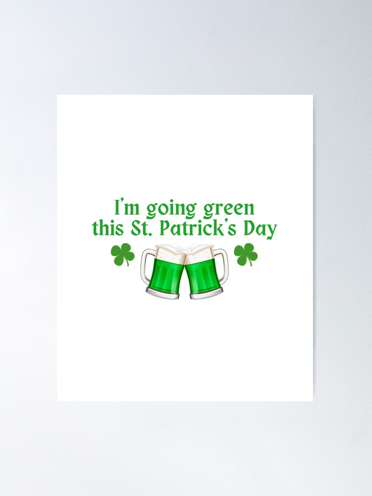 Green Beer for St Patricks Day Meme Humor Mouse Pad