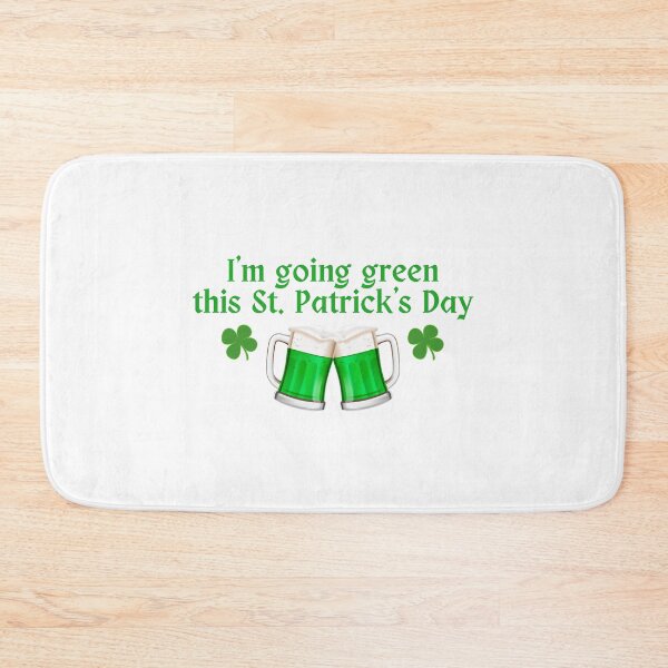 Item preview, I'm Going Green this St. Patrick's Day | 4-Leaf Clover | March 17th | Green Beer | Light Background designed and sold by SidefatSayings.