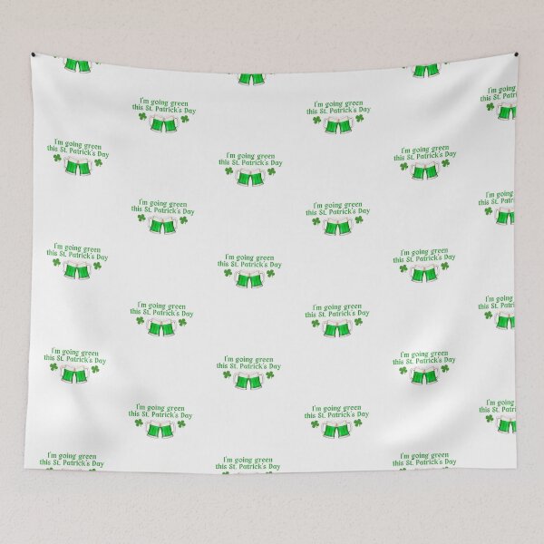 Item preview, I'm Going Green this St. Patrick's Day | 4-Leaf Clover | March 17th | Green Beer | Light Background designed and sold by SidefatSayings.