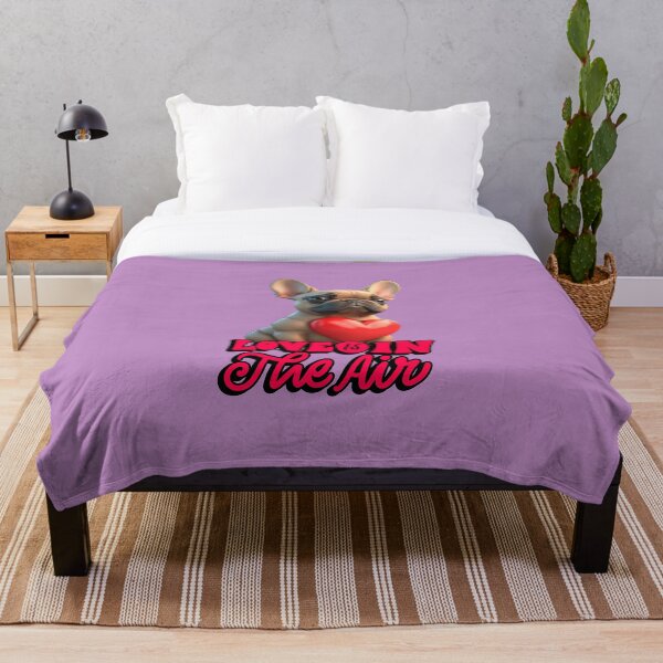 Item preview, French Bulldog Love Is In The Air designed and sold by The-Vault.