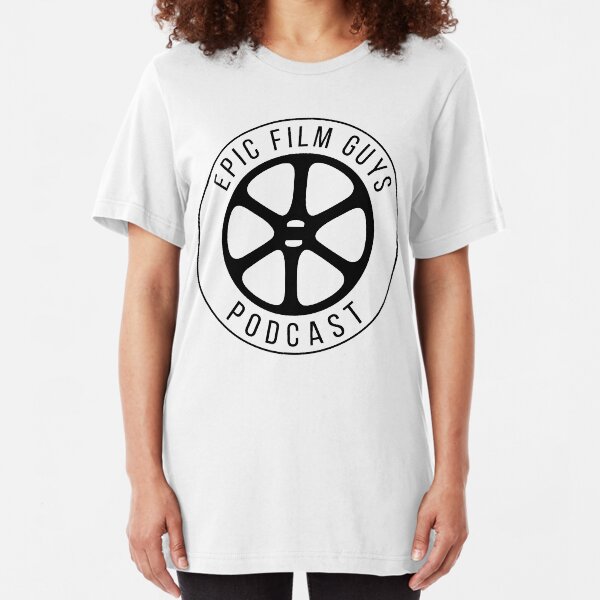 Epic Film Guys - Film Reel White Slim Fit T-Shirt