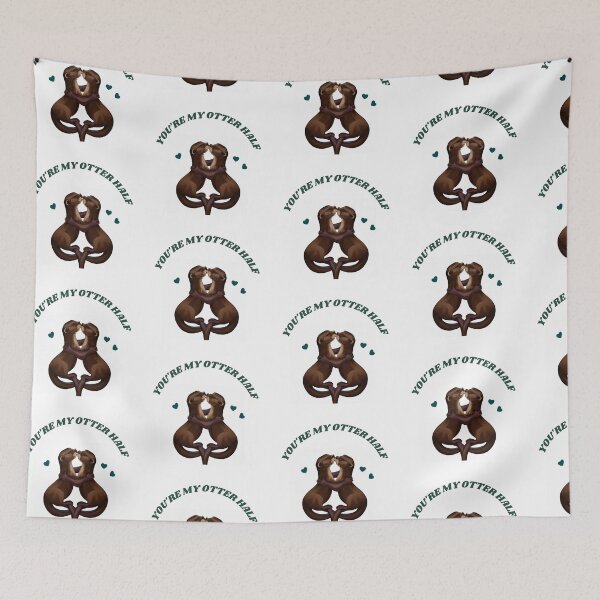 Item preview, You're My Otter Half Cute Valentine's Day Message designed and sold by Jenaveej.