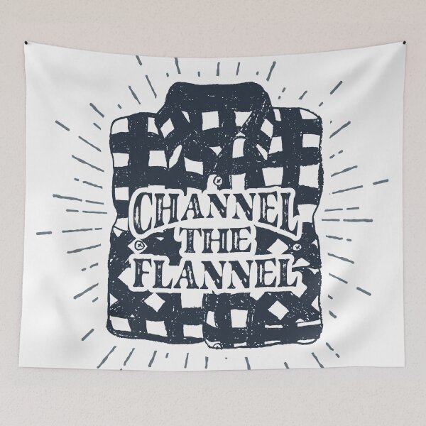 Item preview, Channel the Flannel for Plaid Lovers designed and sold by Magnetic Pajama.