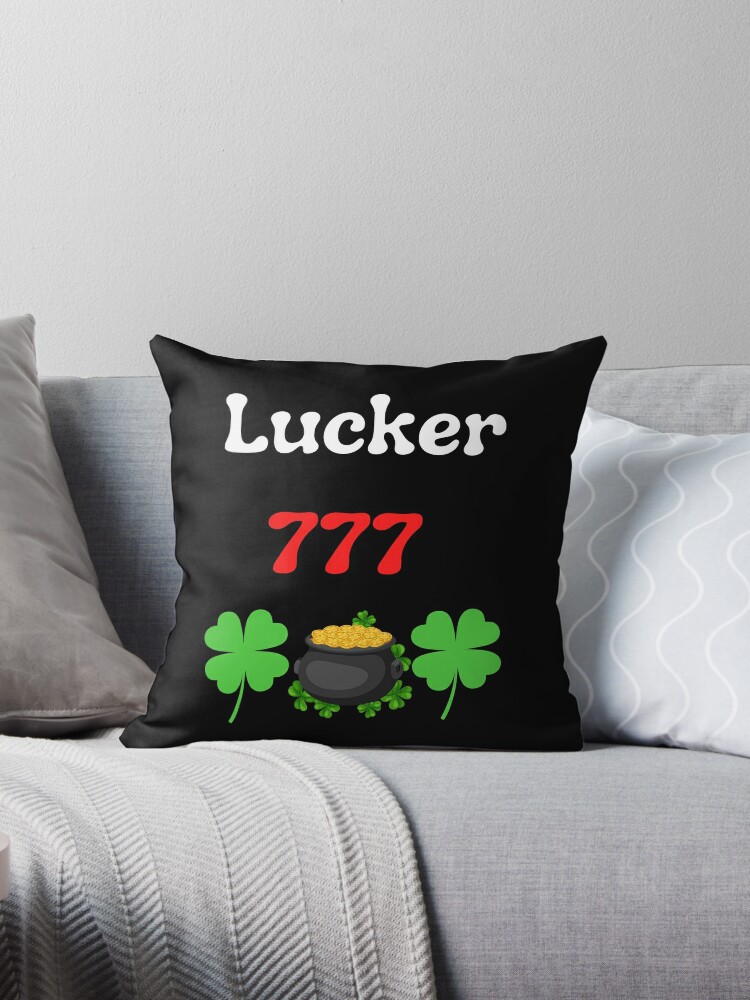 St Patricks Day Pillow, Four Leaf Clover Pillow