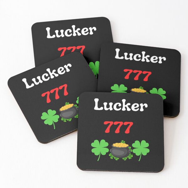 Item preview, Lucky 777 always lucky Pot of gold Four Leaf Clover Saint Patricks Day designed and sold by Artstastic.