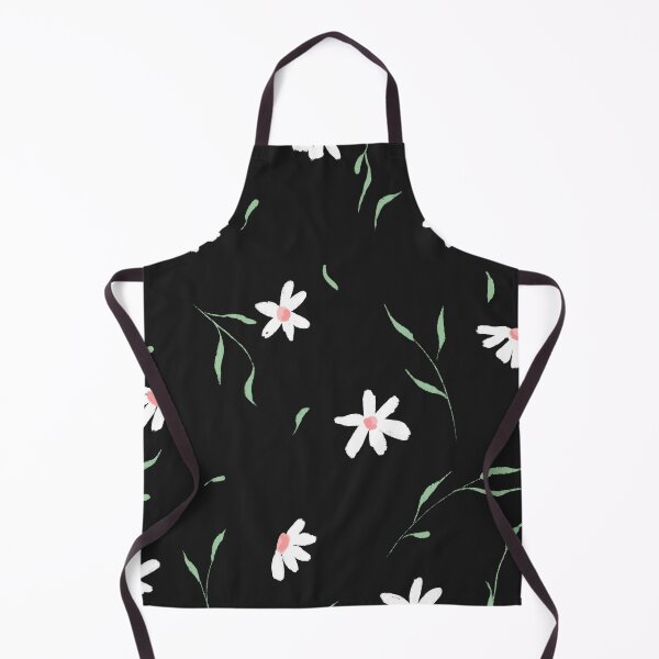 Item preview, White daisy simple floral pattern designed and sold by pinkyfish1010.