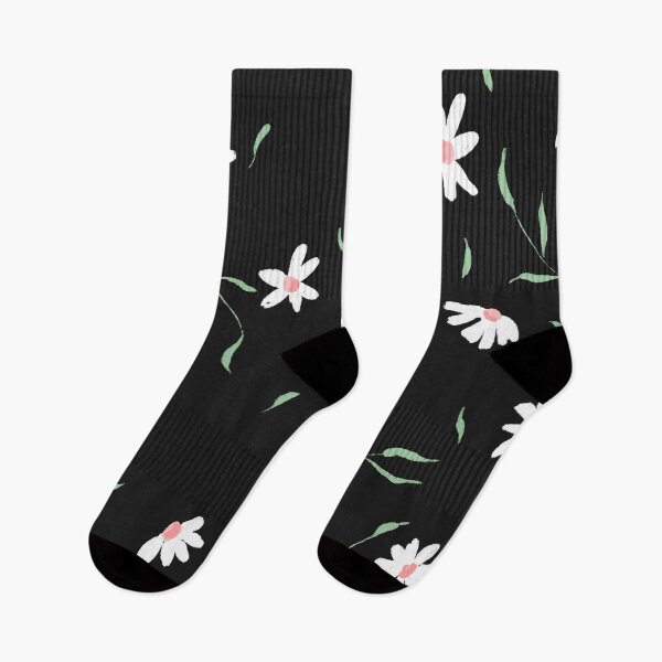 Item preview, White daisy simple floral pattern designed and sold by pinkyfish1010.
