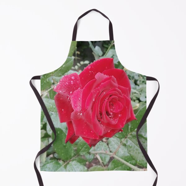 Item preview, Beautiful red rose after the rain designed and sold by helenkaiy.