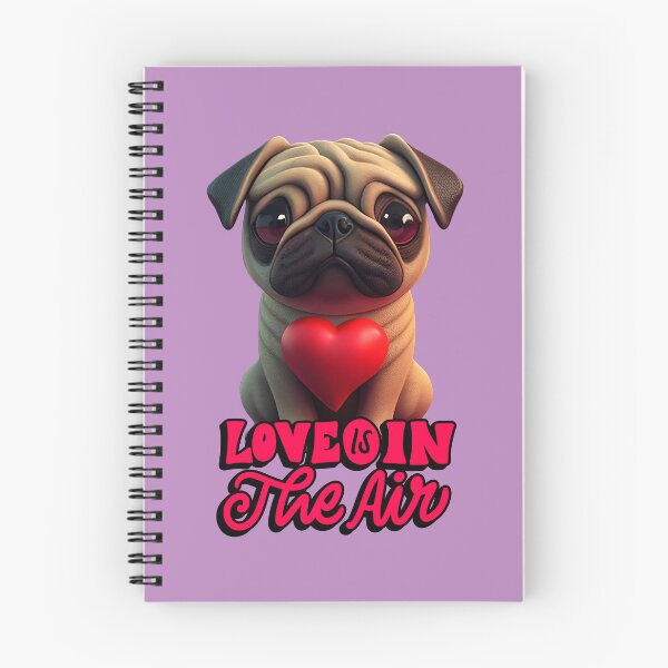 Item preview, Pug Love Is In The Air designed and sold by The-Vault.