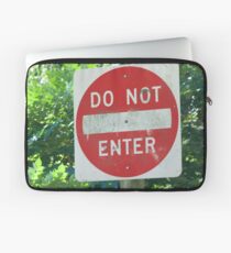 Do Not Enter Laptop Sleeve