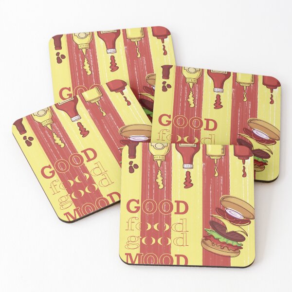 Item preview, Good Food, Good Mood: The Ultimate Burger-Themed Design designed and sold by surfingfun.