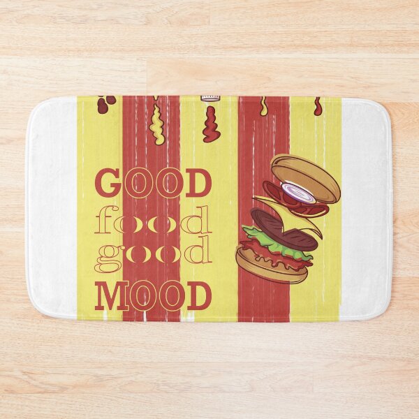 Item preview, Good Food, Good Mood: The Ultimate Burger-Themed Design designed and sold by surfingfun.