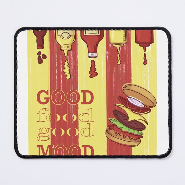 Item preview, Good Food, Good Mood: The Ultimate Burger-Themed Design designed and sold by surfingfun.