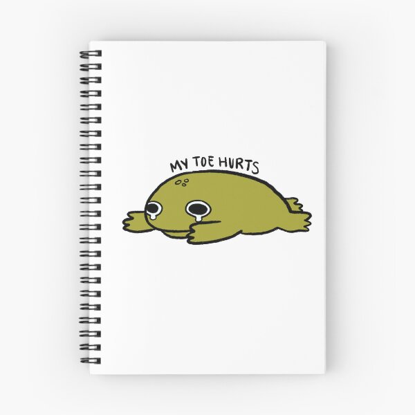 Item preview, My Toe Hurts | Crying Green Frog designed and sold by iristocat.