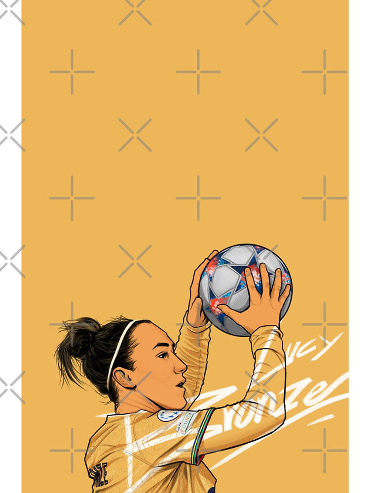 Lucy Bronze Lionesses Home Shirt Sticker for Sale by alxstevunz