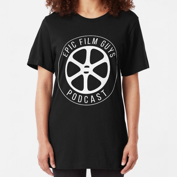 Epic Film Guys - Film Reel Black Slim Fit T-Shirt
