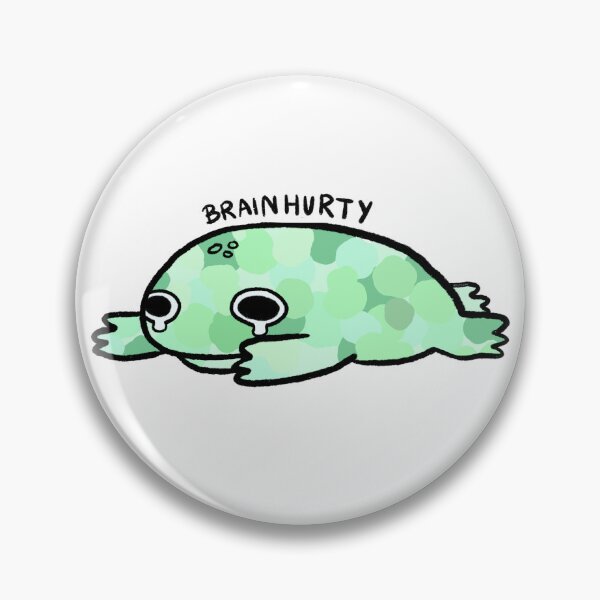 Item preview, Brain Hurty | Spotted Green Frog designed and sold by iristocat.