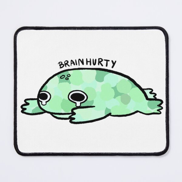 Item preview, Brain Hurty | Spotted Green Frog designed and sold by iristocat.