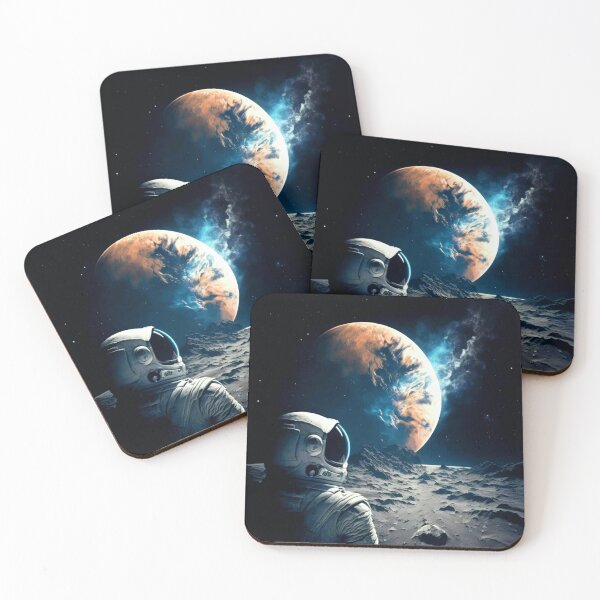 Item preview, We Used to live there - Astronaut watching Earth from Moon designed and sold by Dude 4U.