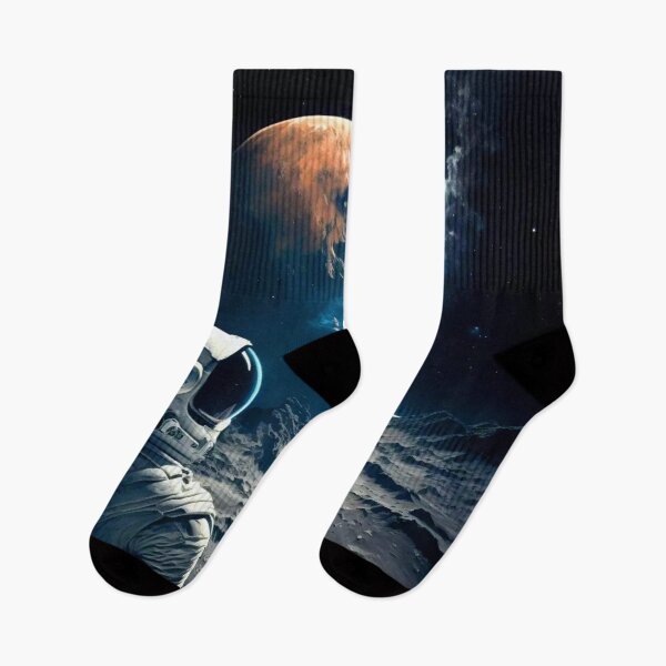 Item preview, We Used to live there - Astronaut watching Earth from Moon designed and sold by Dude 4U.