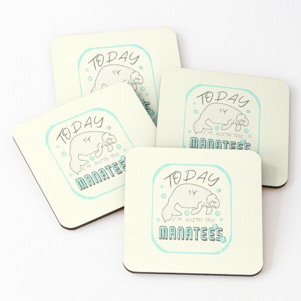 Item preview, Cute Manatees Quote Today I'm With The Manatees  designed and sold by vibeno1.