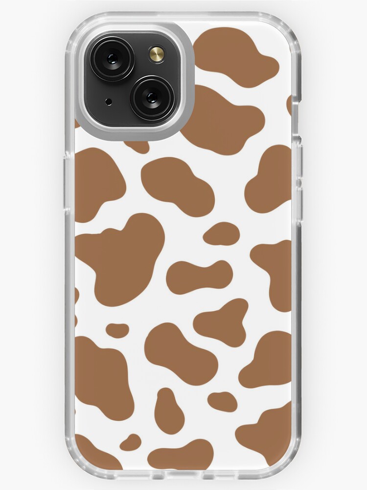 Brown Cow Print Phone Case