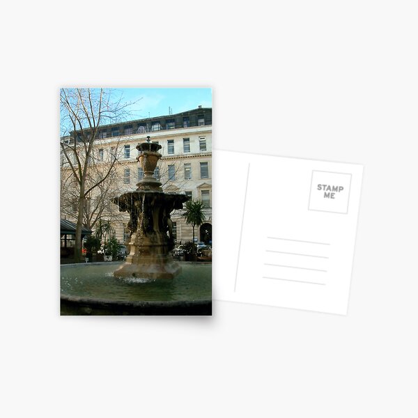 Courtyard and Fountain, St Bartholomew's Hospital, London Postcard