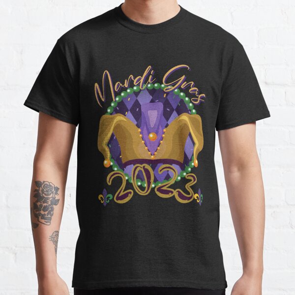 Distressed Mardi Gras Shirt Saints Shirt Matching Mardi Gras -   in 2023