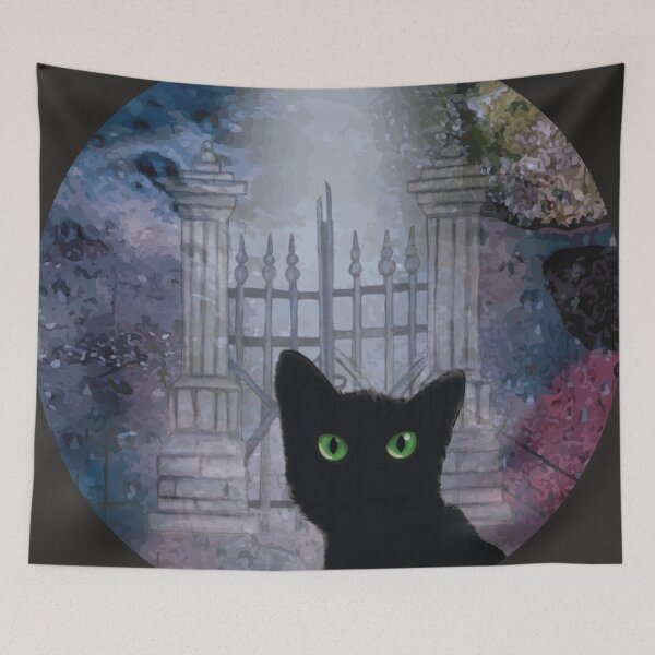 Item preview, cat in the night designed and sold by WDSuncrest.
