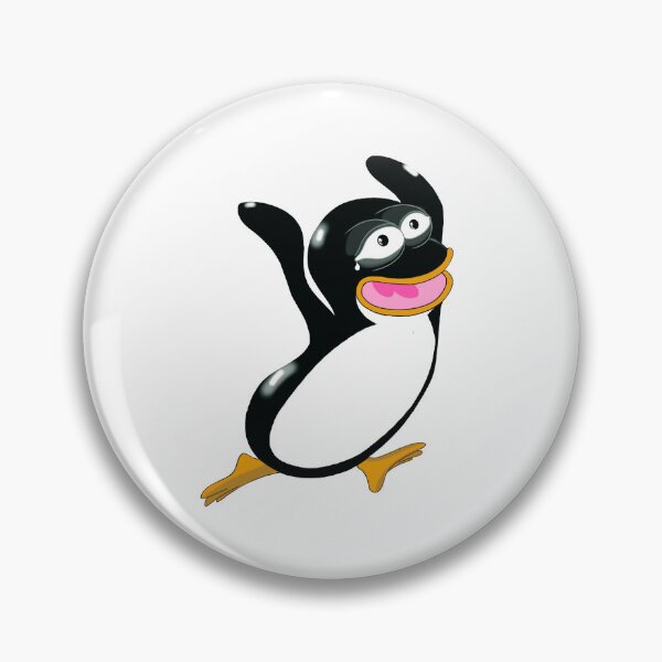Item preview, Linux Tux Penguin meme designed and sold by Timi Studio.