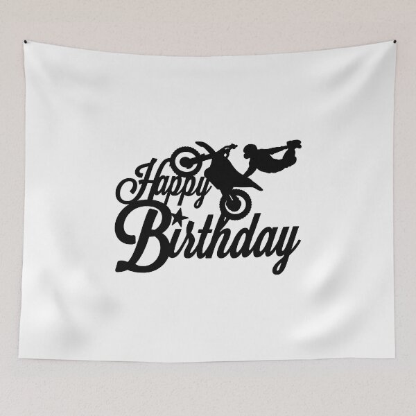 Item preview, Birthday T-Shirt, Happy Birthday T-shirt, motocross theme, Birthday Gift, Design for Man and Ladies ,Boy and Girl ,Classic T-Shirt Gift designed and sold by sixday 7day.